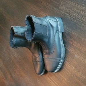 TuffRider Women's Front Zip Paddock Boots Black Size 7.5